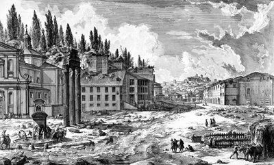 Veduta del Foro Romano, dalla serie 